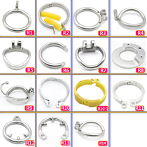 Prisoner bird male with 304 stainless steel chastity lock chastity pants penis lock cage CB6000S snap ring series