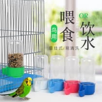 Automatic drinking fountain for birds feeding water feeding birds parrot starlings supplies Birdcage accessories