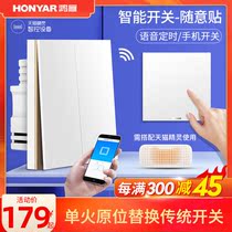 Hon Goose Smart Wall Switch Sky Cat Elf Voice-Free Wireless Remote Control Switch Light Control Remote Home