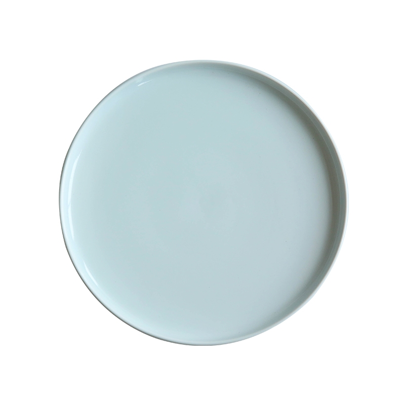 Qiao mu CDW ooze blue Japanese ceramics eat bowl bowl rainbow such use western - style food dish home plate plate glass PZ - 10