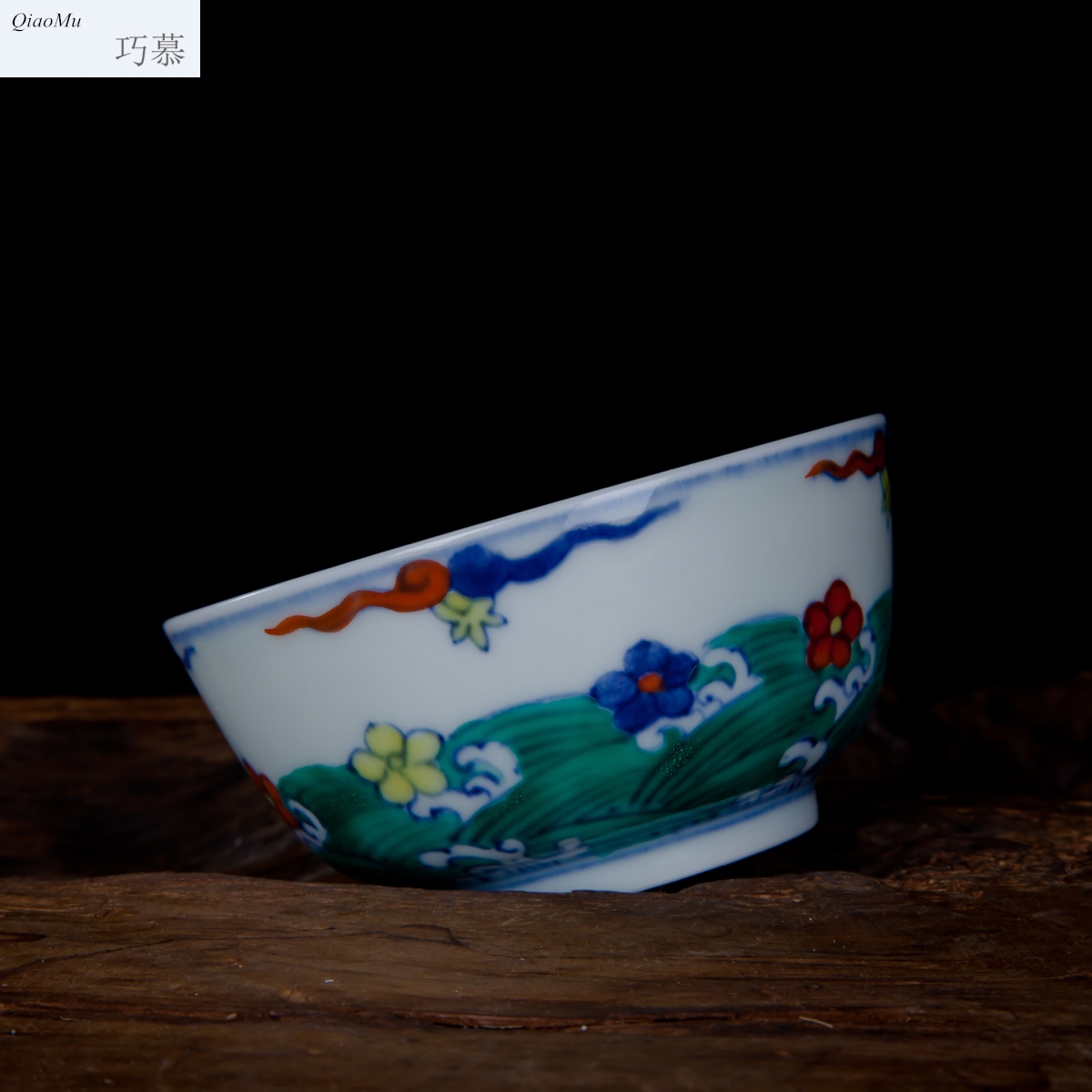 Qiao MuMing chenghua chicken color bucket cylinder cup jingdezhen hand - made manual archaize ceramic tea cups
