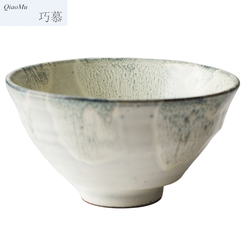 Qiao MuRi Korean creative fashion ceramic bowl of soup bowl rainbow such as bowl to eat rice bowl five inches household small bowl of rice bowls