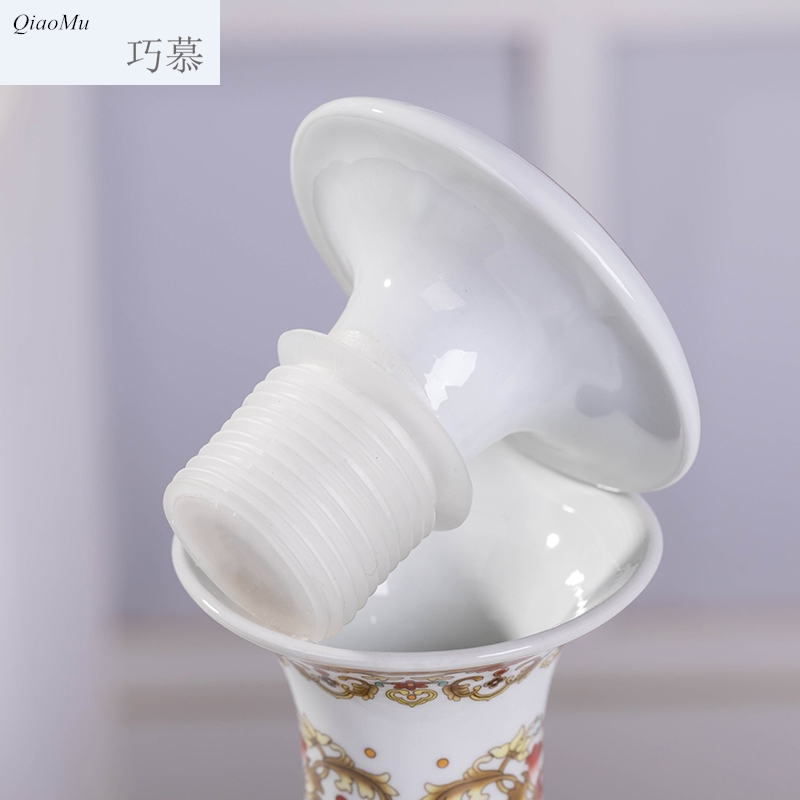 Qiao mu jingdezhen ceramic seal jars three catties small bottle wine cellar liquor wine jar of homemade wine