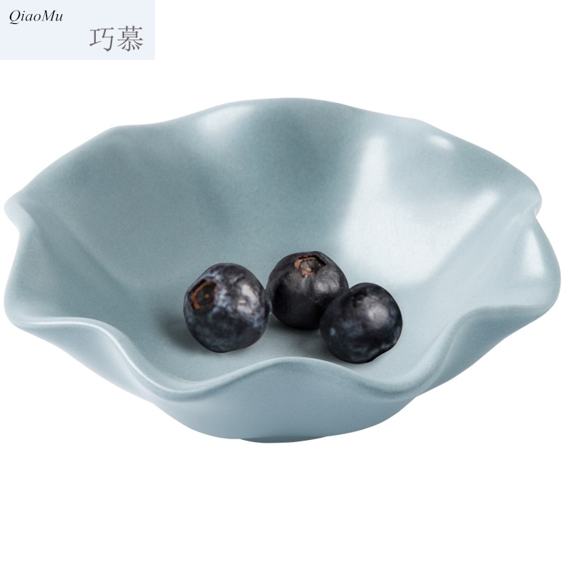 Qiam longed for home opportunely American ceramic edge flavour dishes dressing disk creative kitchen seasoning tableware in Manhattan