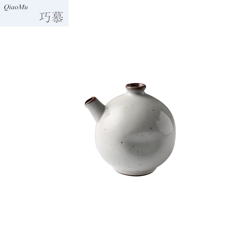 Qiao mu creative ceramic thin expressions using hip Japanese the qing hip restoring ancient ways household jar liquor jugs