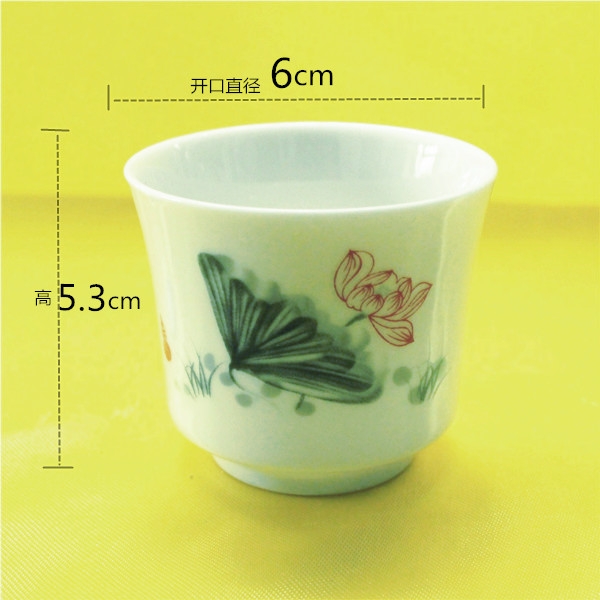 Qiao mu 70 ml glass celadon liquor cup a shot glass koubei creative household glass ceramic cup