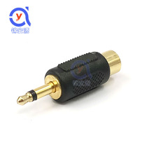 Mono 3 5 male to RCA female conversion connection plug 3 5 turn coaxial adapter Lotus female audio accessories