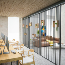 Custom-made wrought iron screen office partition decoration creative industrial style bar restaurant restaurant Nordic living room entrance