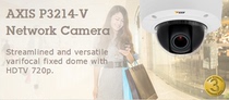 Anxun AXIS P3214V day and night compact indoor dome camera