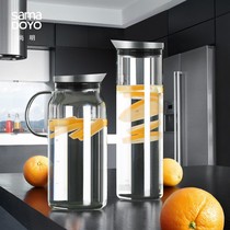 Shangming heat-resistant glass high temperature explosion-proof teapot Juice cold water pot Large capacity cold water cup Glass cold water pot