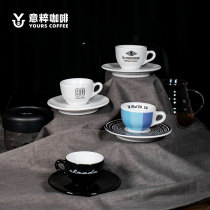 Hot Mom lamarzocco espresso cup original imported ceramic cup saucer set light luxury household small