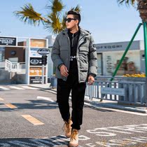 Fat Sub Cotton Clothing Man Gats Up Short Loot Big Code Wear Cap High School Students Winter Thickening Youth Tide Card Winter Clothing