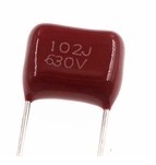 CBB capacitive CBB102 1NF 630V foot distance 10MM polyester capacitive