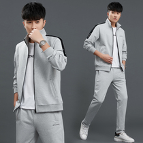 2021 Springtime New Jordan Leisure Sports Suit Mens Spring Autumn Trends Han Edition Fashion Handsome Mens Three Sets