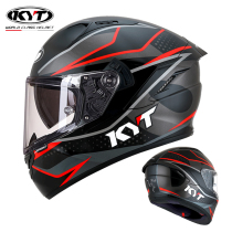 KYT motorcycle helmet summer light male lady full helmet anti-fog double lens locomotive full cover running helmet Four Seasons