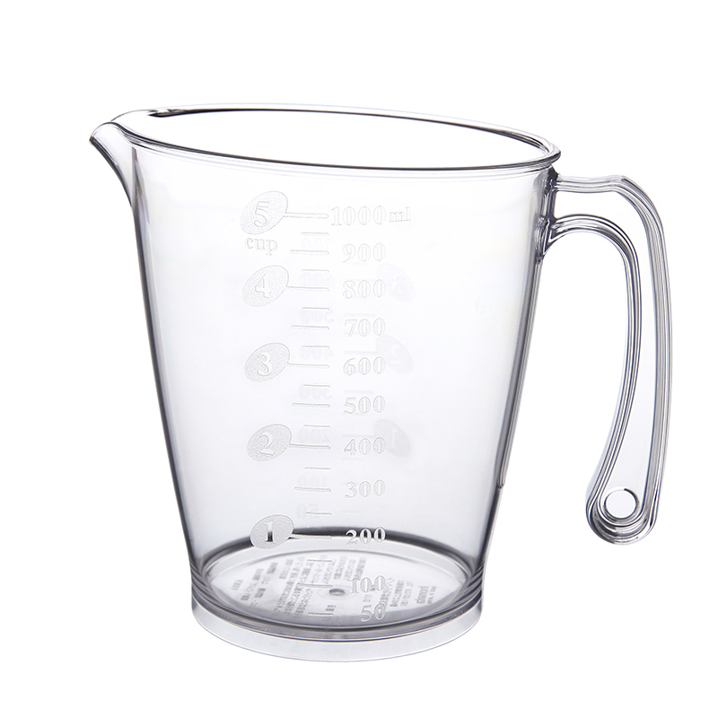 inomata kitchen plastic, imported from japan, measurable water cup, scale cup, soymilk cup, seasoning cup, 1l