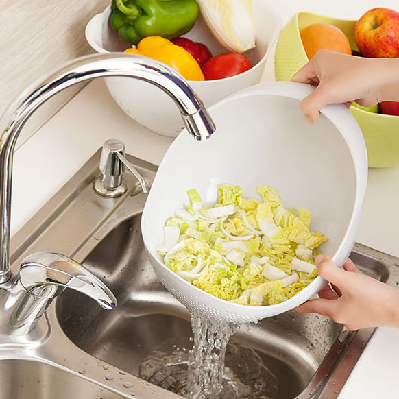 japan sp sauce rice washing basket plastic rice washing basket rice washing basket creative fruit draining basket rice washing sieve
