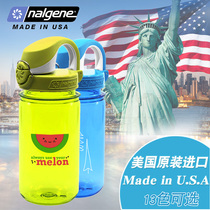 American nalgene Children Baby special water Cup summer school students portable anti-drop cute cartoon kettle