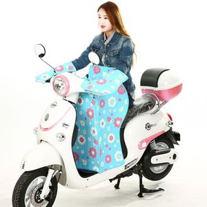 电动车挡风被夏季电瓶车防晒遮阳罩电动摩托车护膝防水风女夏天薄
