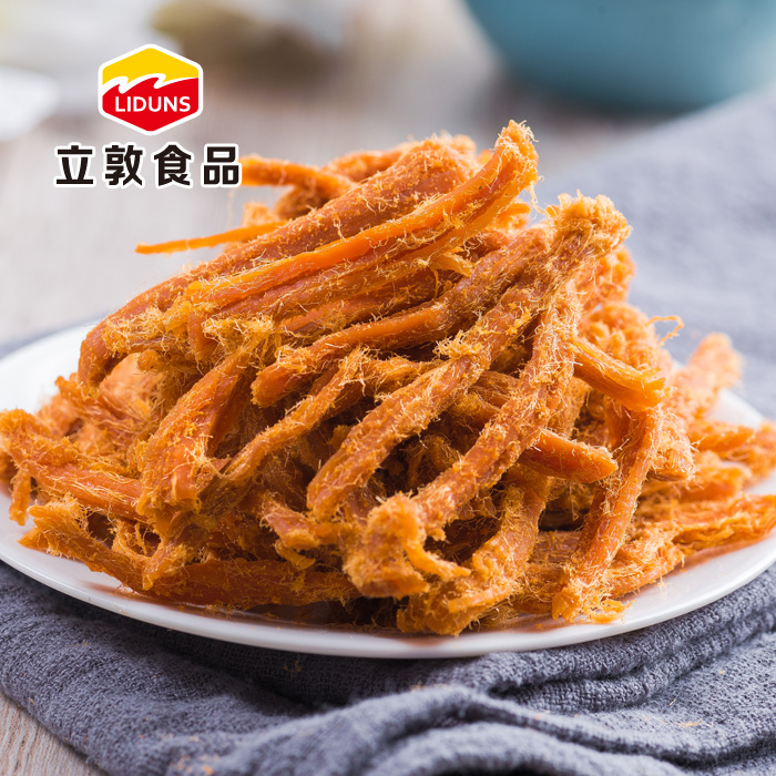 【立敦-猪肉条】厦门特产香辣味手撕猪肉干150g*2罐瓶装吃货零食产品展示图2