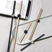 Cabinet door long handle Black modern simple high-grade cabinet Wardrobe drawer cabinet cabinet door handle Cabinet door handle