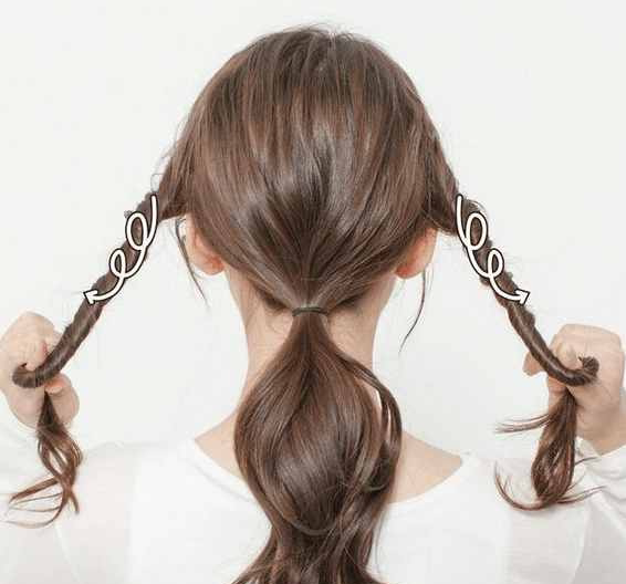 马尾辫这样盘才好看, 仅需五步美翻天!