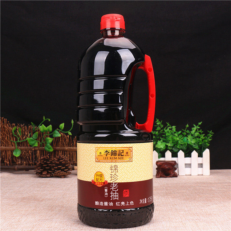 李锦记锦珍老抽1750ml 酿造酱油红烧上色焖炖炒菜佐餐调味品1.