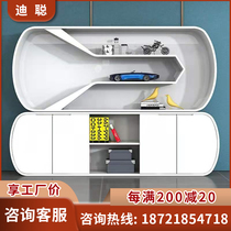 Dicatoo Background Information Cabinet Decoration Cabinet Fashion Minima Modern Bookcase Toasted Lacquer Cabinet File Cabinet Lockers Locker