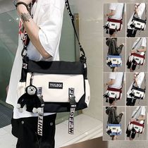 Shoulder Bag Japanese mens shoulder bag function work wear poor street trend 2020 Tide brand satchel bag Hong Kong cool