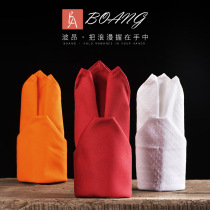Household cotton red wine glass cloth placemat table mat Wipe red wine glass cloth mouth cloth Hotel water absorption is not easy to lose hair table