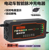 Electric car automatic power-off intelligent charger 48V12AH60V20AH72V Six lamp lead-acid battery charger