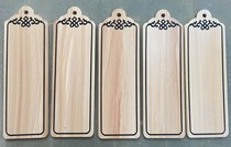 Nostalgic wood carving listed creative advertising signboard custom solid wood label lettering wooden wall warning sign