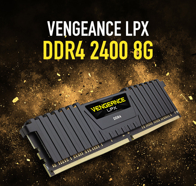 海盗船 单条8g 16g ddr4 2666 3000 3200 32g 电脑内存条rgb灯条