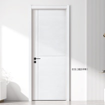Interior door solid wood composite door set door bedroom room door ecological paint wooden door style