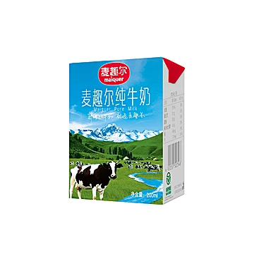 【两件到手111】麦趣尔新疆纯牛奶整箱200ml[12元优惠券]-寻折猪