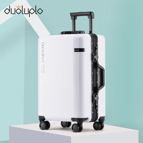 24 inch net red luggage ins net red boarding travel trolley case light thickened mute password box student