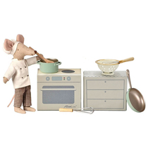 Aizulhomey mini kitchenette set childrens house toys 12 points ob11 cook rice small accessories