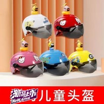 Childrens helmet Summer 3c certified child boy girl Four Seasons 6-15 years old with motorcycle Cartoon Safety Helmet