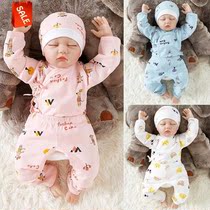Premature baby clothes baby clothes small code newborn girls baby boy treasure first birth 52 yard 59 yard summer thin suit