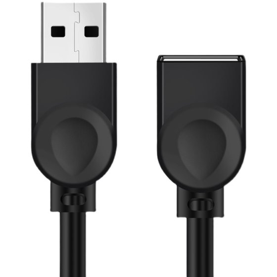 USB Extension Cable Male to Female Computer Mouse 및 키보드에 연결된 팬 연결 충전 데이터 전송 케이블이있는 USB 라이트 USB Extension Cable Male to Female Computer Mouse 및 키보드에 연결된 팬 연결 충전 데이터 전송 케이블이있는 USB 라이트