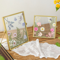 Dried flower real flower plant specimen air-dried natural handmade DIY embossed patch picture frame swing piece Decorative Living Room Furnishing