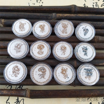 999 foot silver cartoon 12 zodiac rat year of the ox commemorative silver coin decoration insurance will sell enterprises to send customers gifts