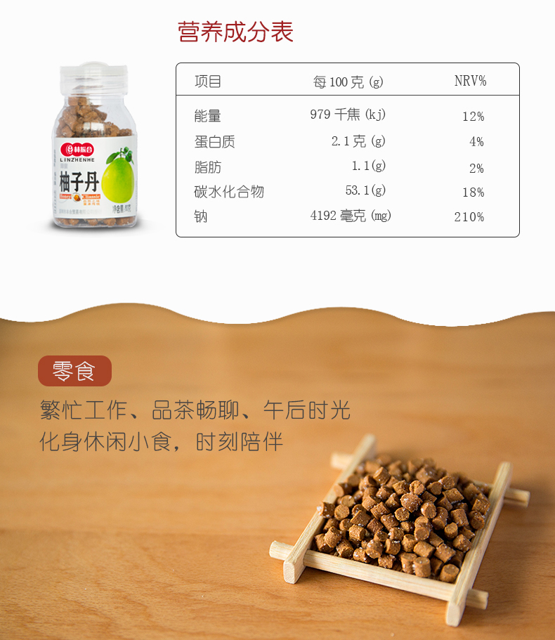 【拍1发4】蜂蜜盐津枣话梅柚子丹怀旧零食