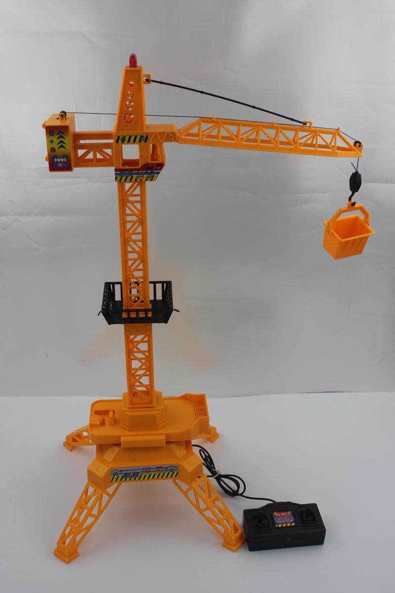 儿童遥控塔吊玩具塑料塔吊电动塔吊电子吊车大吊车玩具自动塔吊