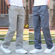 Spring loose overalls men's large size youth casual pants outdoor straight long pants elastic men's sports pants Spring loose overalls men's large size youth casual pants outdoor straight long pants elastic men's sports pants