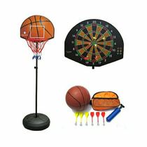 Jay 80307 Childrens Basketball Rack Vertical Basketball Frame Shooting Rack Dart Target Dual-Purpose Shooting Rebound Shooting Rack