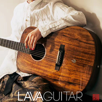 LAVA fire guitar full single guitar full veneer folk electric box acoustic guitar 41 inch beginner