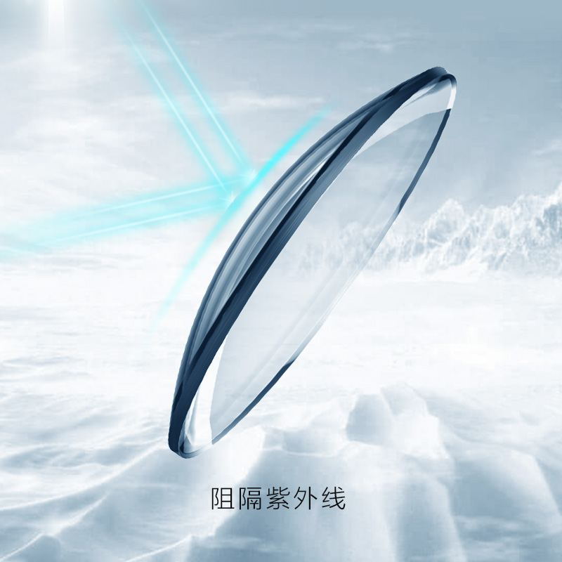 156161167超薄防蓝光防辐射非球面近视镜片配电脑手机护目镜