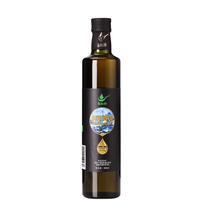 Cezanne fragrant first-class cold pressed flaxseed oil Moon seed oil Maternal baby auxiliary cooking oil 500ml naked bottle