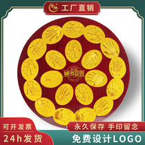 Jinshuo hand mold 20 handprint clay hand mold multi-person signing personality business company corporate gifts permanent preservation